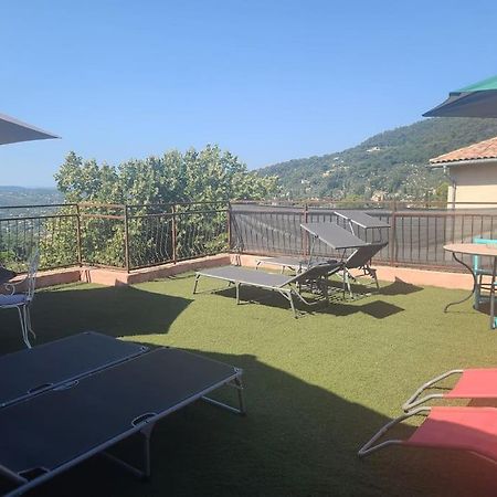 Apartament De 1 A 6 Avec Terrasse Solarium, Vue Panoramique Et Parking Gratuit Grasse Zewnętrze zdjęcie
